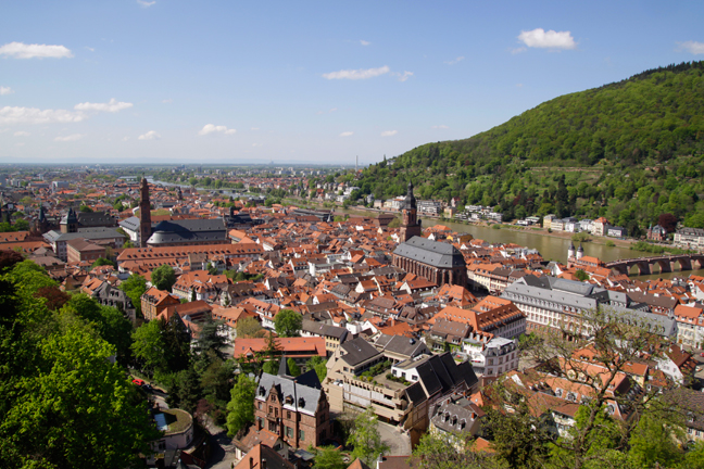 Overview in Heidelberg, Germany