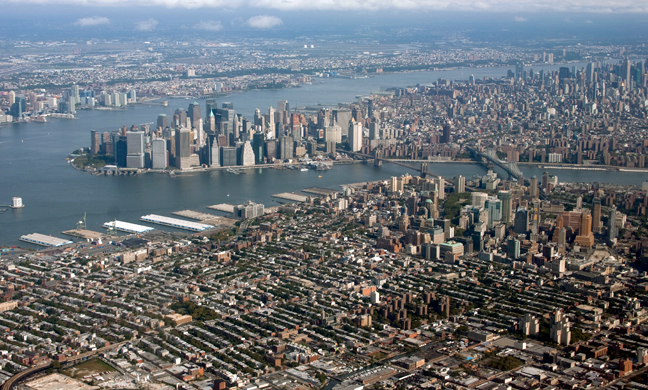 Manhattan and Brooklyn Aerial