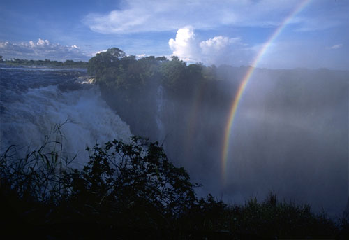 Victoria Falls rainbow, Zimbabwe
