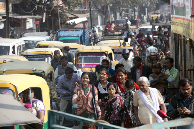 Traffic Jam, Agra, India