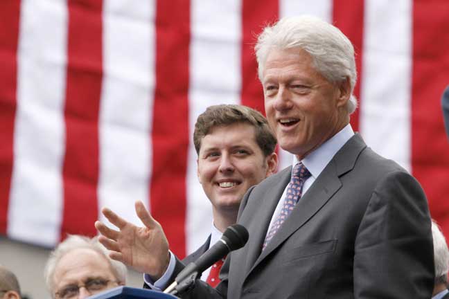 William Jefferson Clinton & Patrick J Murphy at a Bristol, Pennsylvania Rally